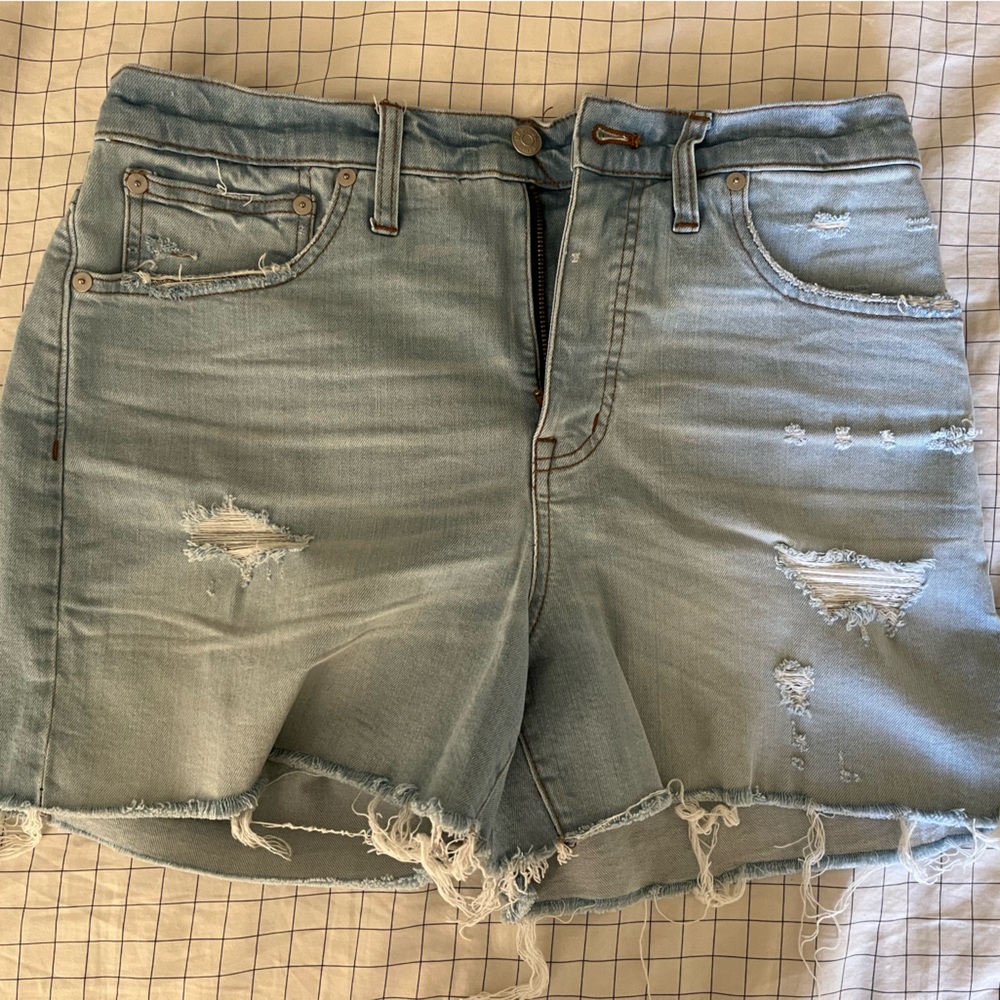 Madewell Light Blue Denim Shorts